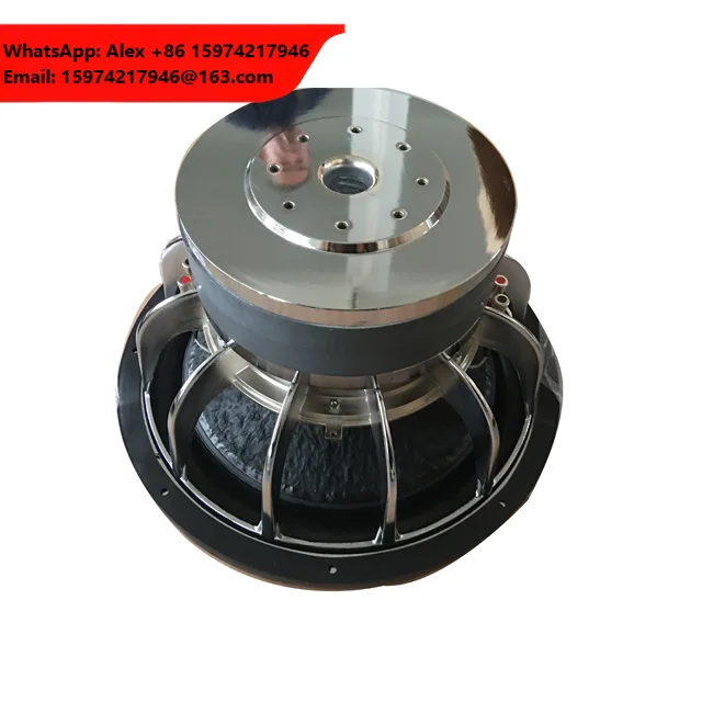 Professional 15 Inch Car Audio Sub Woofer Speaker Powered High Spl Car Subwoofer Speakers