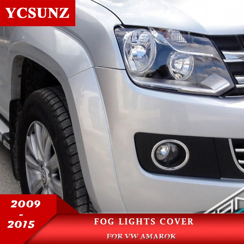 Fog Lights Cover For Vw Amarok 2009 2010 2011 2012 2013 2014 2015 2016 Car Accessories Double Cabin YCSUNZ