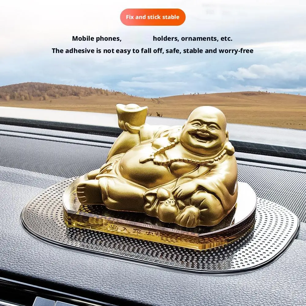 

1Pcs Car Non-Slip Mat Magic Anti-Slip Slide-Proof Pad Cell Holder Sticky Dashboard Black Adhesive Mobile Dash Silicone Phon J2Q2