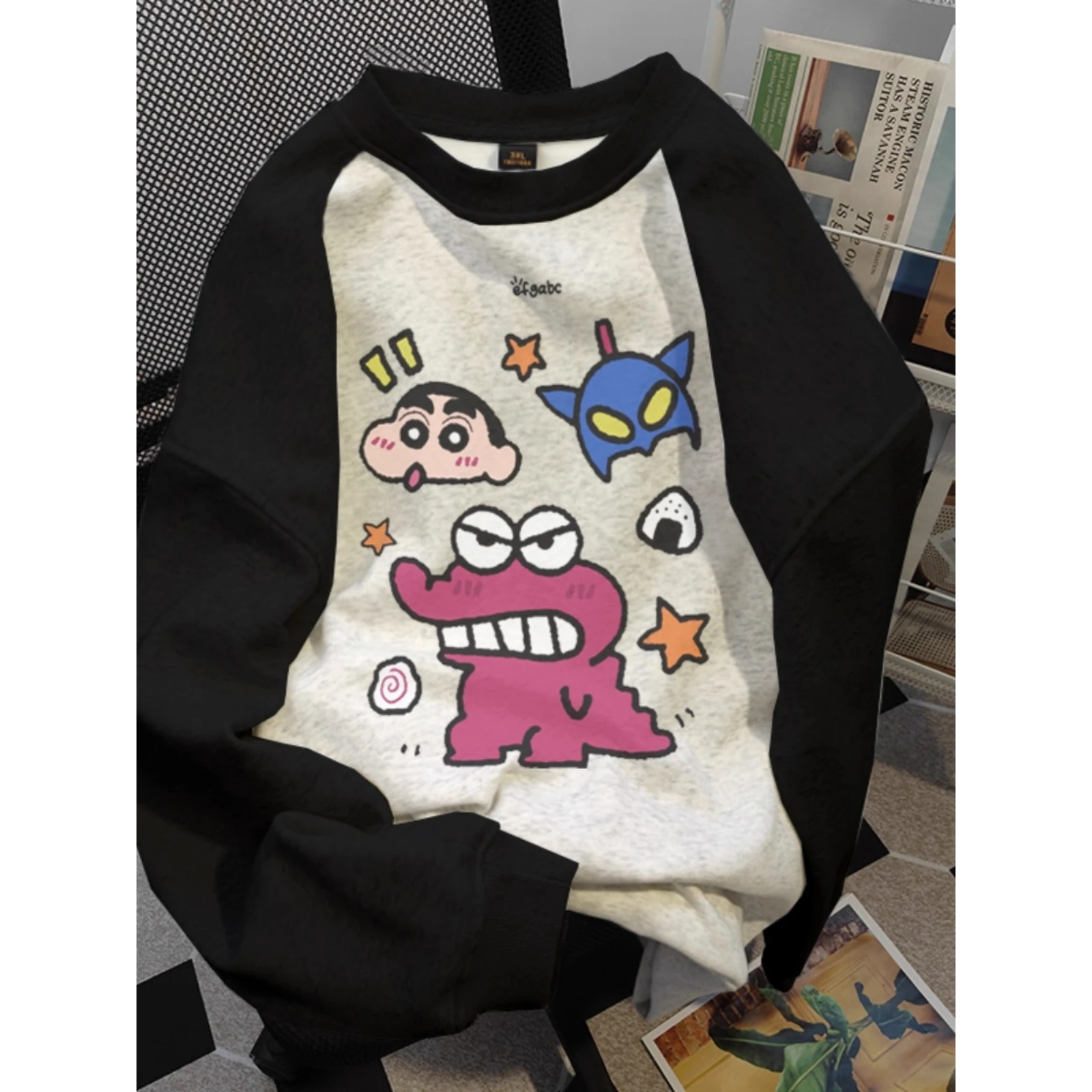 

Мужская спортивная футболка большого размера с японским мультяшным принтом кактуса, новая, с круглым вырезом, на осень-зиму, для пар