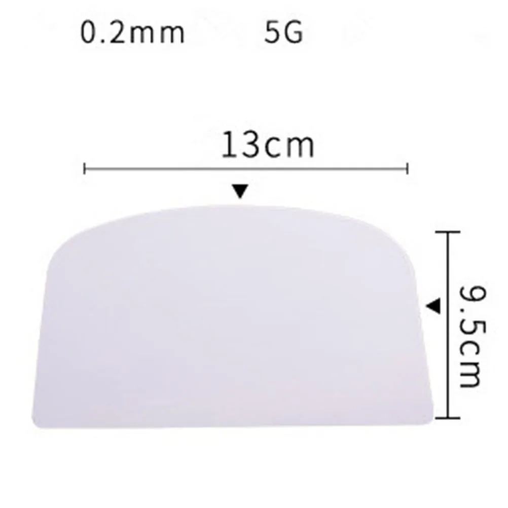 

4Pcs Plastic Cake Scraper Set White Flexible Decorative Comb Icing Smoother Serrated and Smooth Edge Baking Tool
