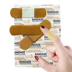 100 pçs/lote Ferida Elástica Tiras Dressing Band Aid para Crianças Crianças Pele Respirável Patch Adesivo Bandagem Gesso Curitas