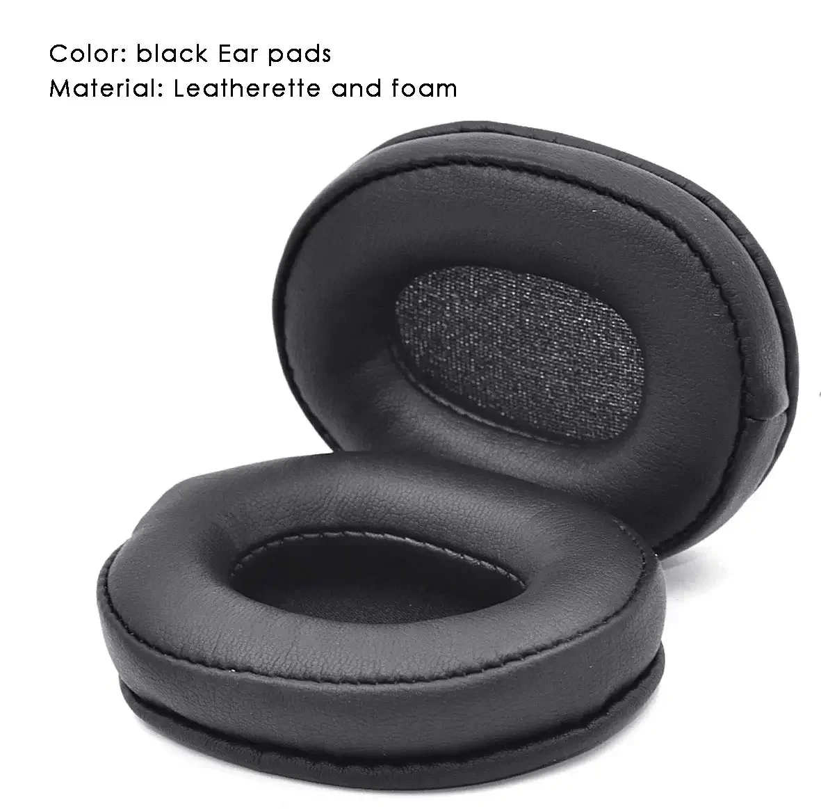 Replace Foam Ear Pads Cushions for Audio-Technica ATH-SR5 SR5BT MSR5 Headphones Protein Leather Earpads