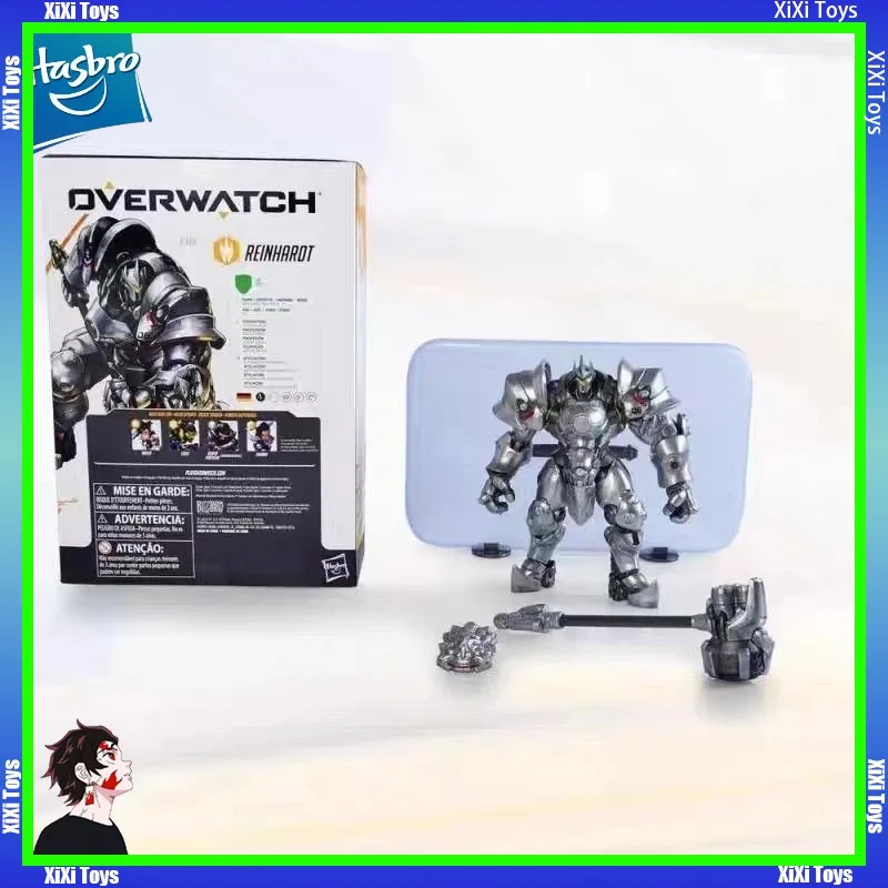 Original Hasbro Overwatch ULTIMATES REINHAROT Anime Figure Toys Model Collection