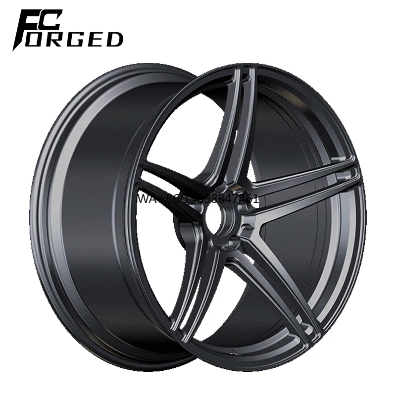 

Aluminum 6061-T6 Custom Alloy Wheels 5x108 5x112 5x114.3 5x120 5x130 Car Wheels for Lightweight Sports Cars