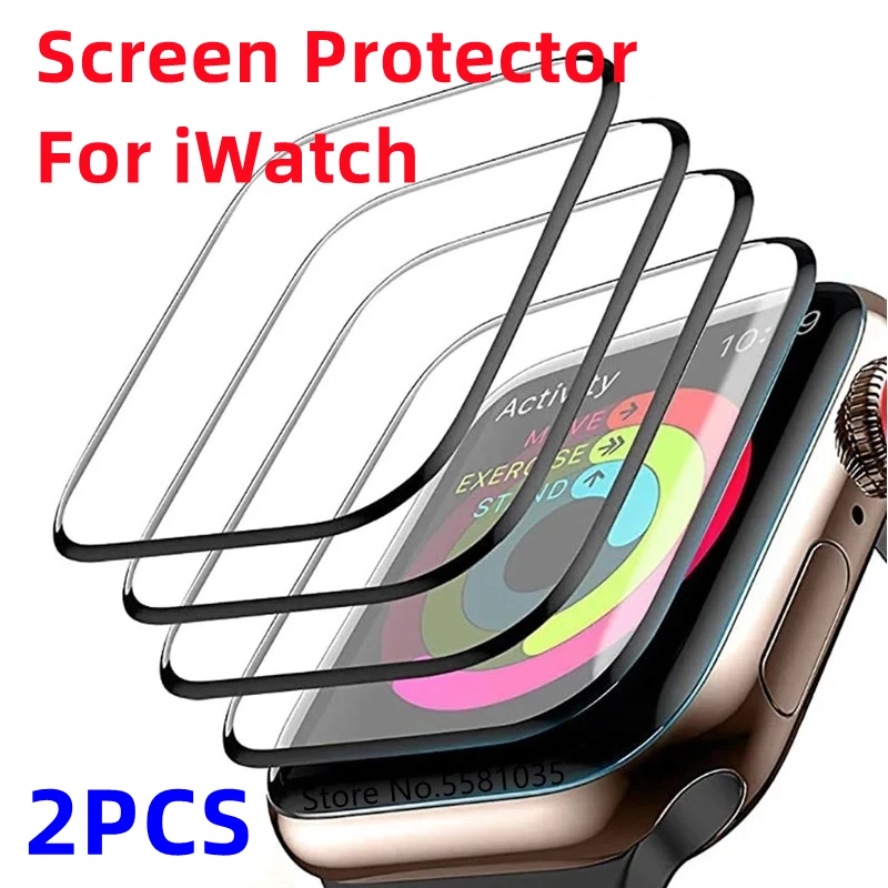 3 stuks schermbeschermer voor Apple Watch 10 9 8 7 6 5 40MM 41MM 42MM 44MM 45MM 46MM keramische film voor IWatch Ultra 49MM niet glas
