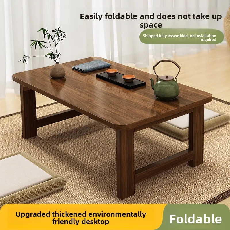 Bay Window Table Small Table Japanese Tatami Tea Table Kang Table Foldable Coffee Table Kang Table Floor Table Low Table