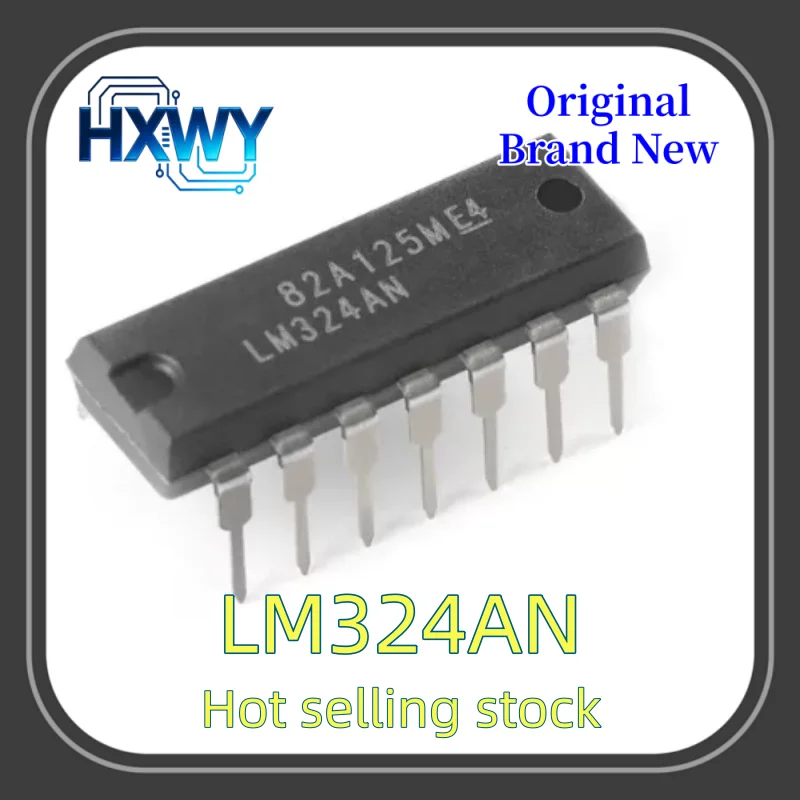 (10/50 pieces) LM324AN LM324 DIP14 Quad Operational Amplifier New Electronic Parts Fast Delivery High Quality In Stock