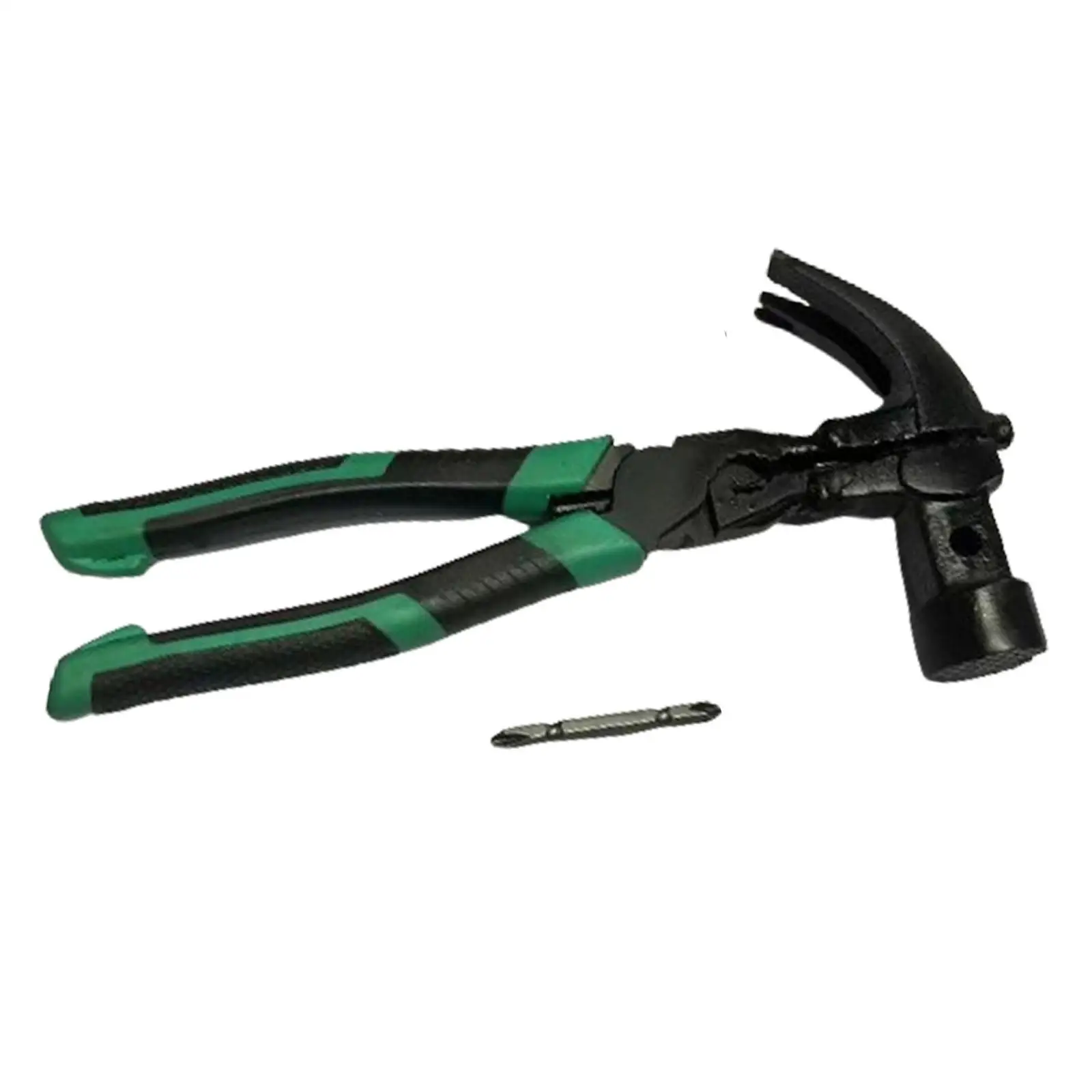

Multipurpose Tool Compact Ergonomic Handle with Screwdriver Bit Accessories Practical Pliers for Workshop Auto Parts Home Repair