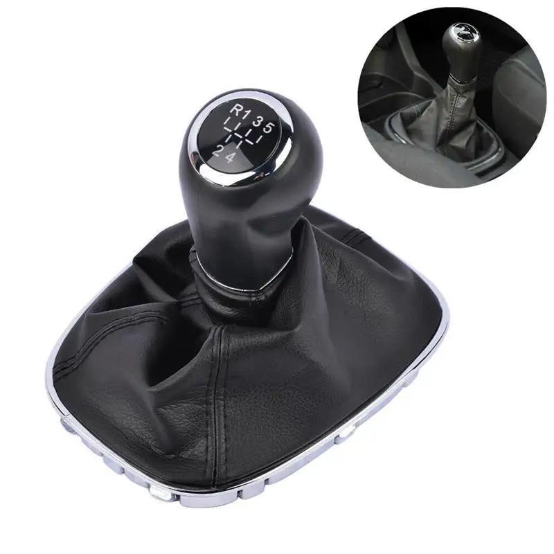 5/6 Speed Manual Car Gear Shift Knob Lever Stick Gaitor Boot Cover 009140093 For Opel/Vauxhall Corsa D S07 E X15 Hatchback Van