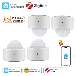 Home Assistant Zigbee Mini PIR Motion Sensor Detector Passive Infrared Security Alarm Sensor Works With EWelink Zigbee2MQTT