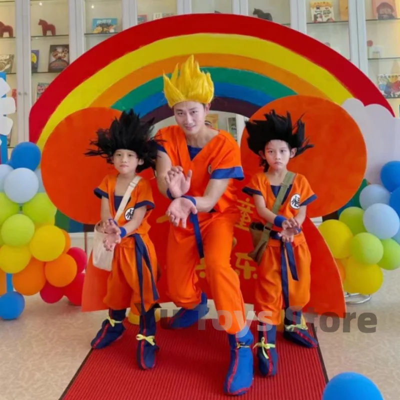 2024 Dragon Ball Halloween Kids Costume Son Goku Gui Cosplay Clothing Children's Day  All Saints' Day Performance Outfit Adult