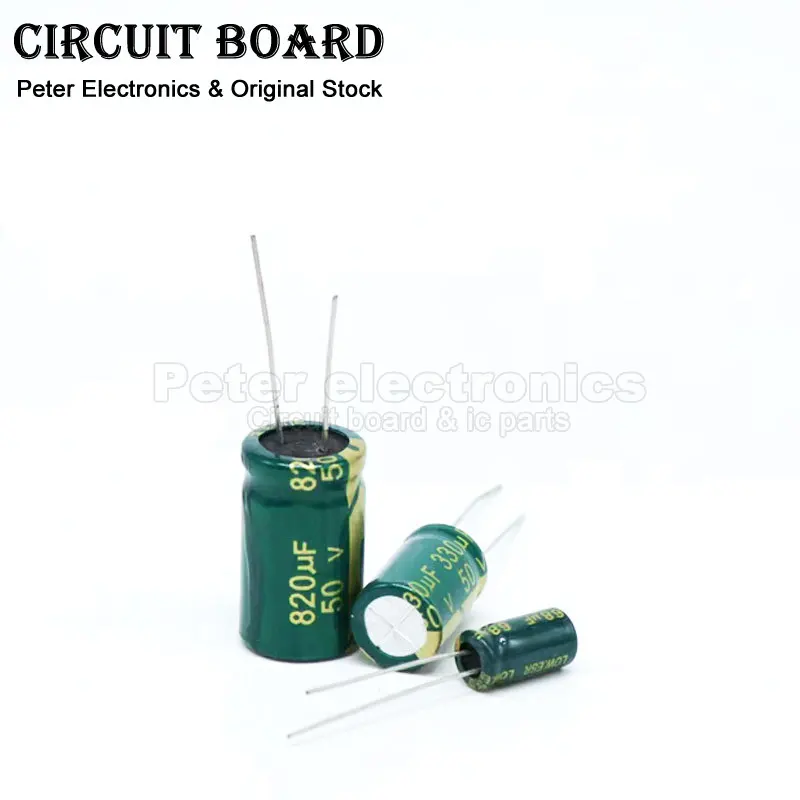 10-50pcs 50V Dip Aluminum Electrolytic Capacitor 0.1uf 0.33uf 1uf 2.2uf 3.3uf 4.7uf 6.8uf 10uf 22uf 33uf 47uf 68uf 100uf icpart