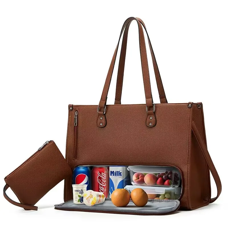 Trendy Large Capaci Handheld Tote Bag Multi-Functional Cuter Briease oulder Bag for Women Busin Commuting Casual﻿