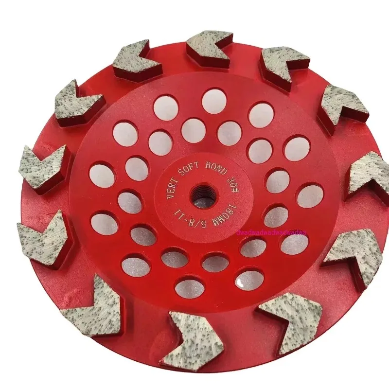 2025High Quality 180mm Diamond Double Row Grinding Cup Wheels abrasive tools grinding wheels for Stone and Concrete
