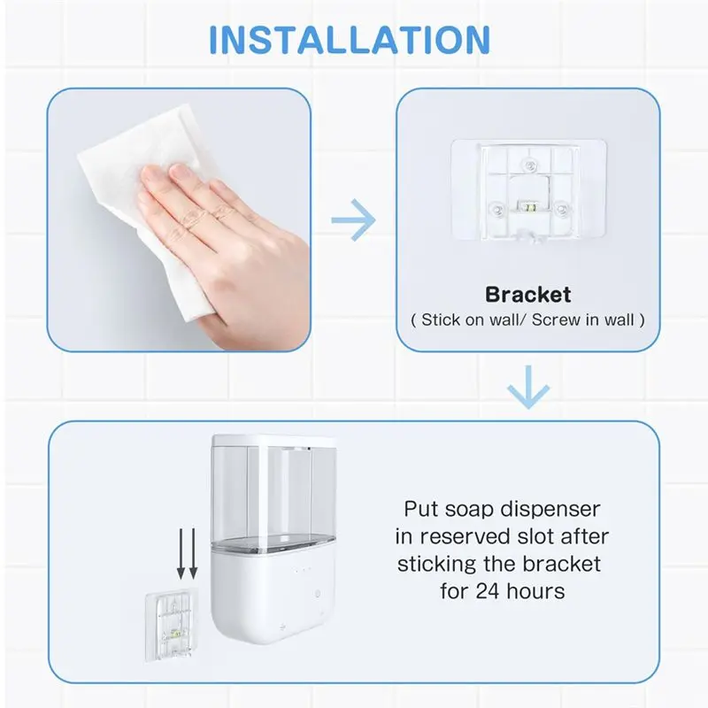 A005-Dual Sensor For Liquid Soap, Automatic Touchless Soap Dispenser, 2 X 500Ml Dish Soap Pump For Home Hotel Commercial
