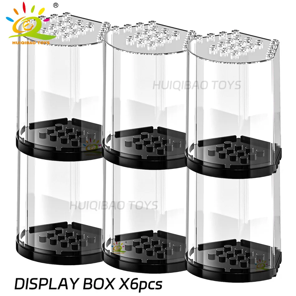 Huiqibao 3 Stappen Stofdicht Figuren Bouwstenen Vitrine Doos Show Case Model Collectie Decoratieve Bricks Speelgoed Voor Volwassen