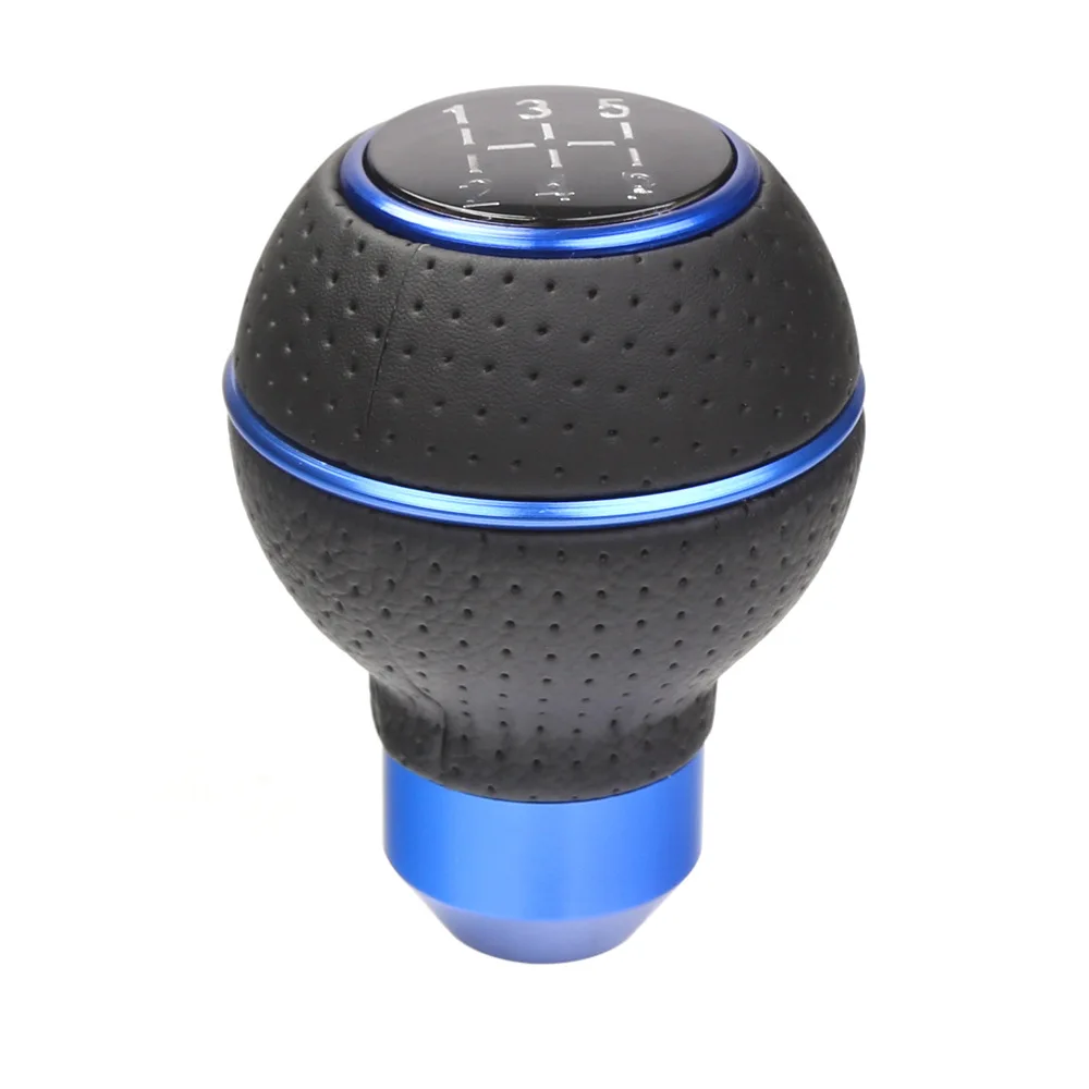 

Универсальная 5-скоростная автомобильная ручная кожаная красная/черная ручка переключения передач, рычаг переключения передач, сменная ручка, палочка шестерни, внутренняя палочка