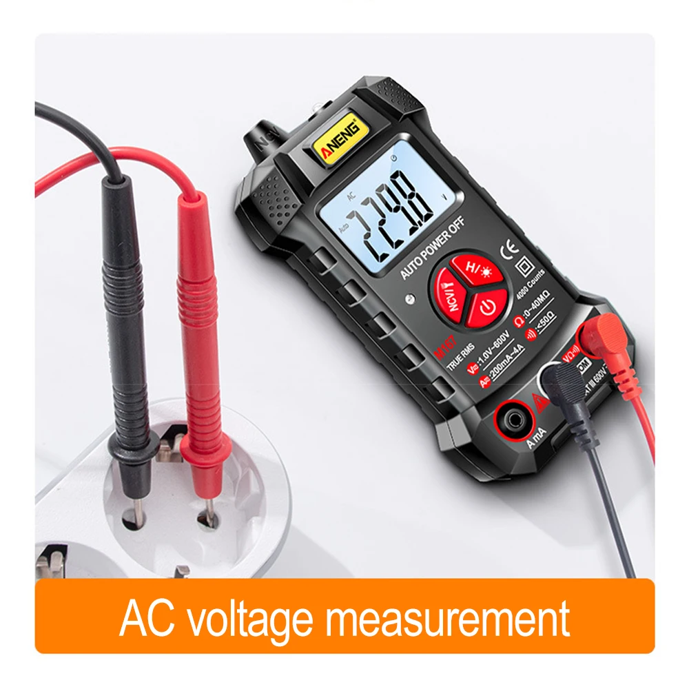 M167 multimetr cyfrowy długopis testowy 4000 zliczeń AC/DC przyrządy elektryczne Tester automatyczny miernik zakresu narzędzie Multimetro