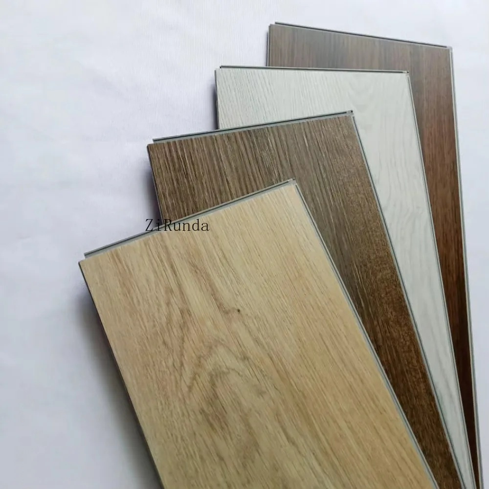 نسخة مخصصة مقاومة للماء 7 "x48" نمط السجاد 122% أرضيات بلاستيكية SPC صلبة للمكتب #6