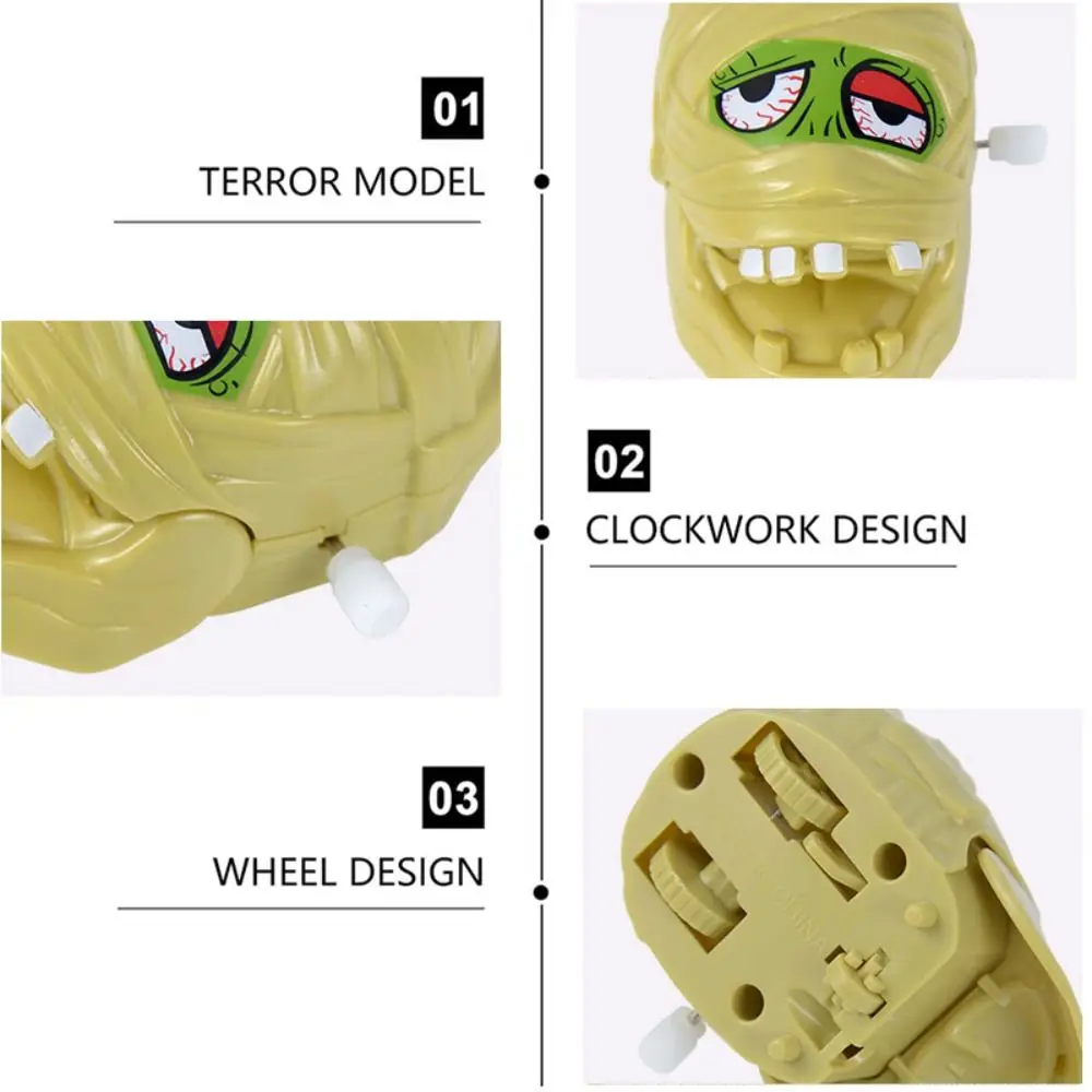 Abóbora halloween relógio brinquedo múmia realista mão quebrada acabar brinquedos de pelúcia mão quebrada abóbora relógio brinquedo das crianças