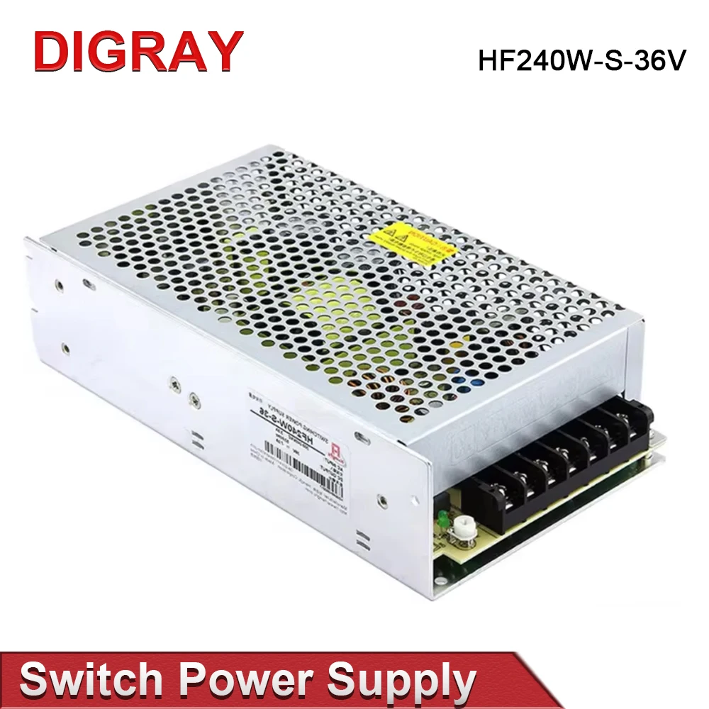 

DIGRAY Hengfu Switching Power Supply HF240W-S-24 HF240W-S-36 for Laser Engraving Machines, Marking Machines, CNC Machine Tools.
