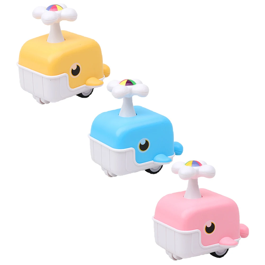 

3 Pcs Whale Shape Toy Gift Children Toys Kid Plastic Interactive Household