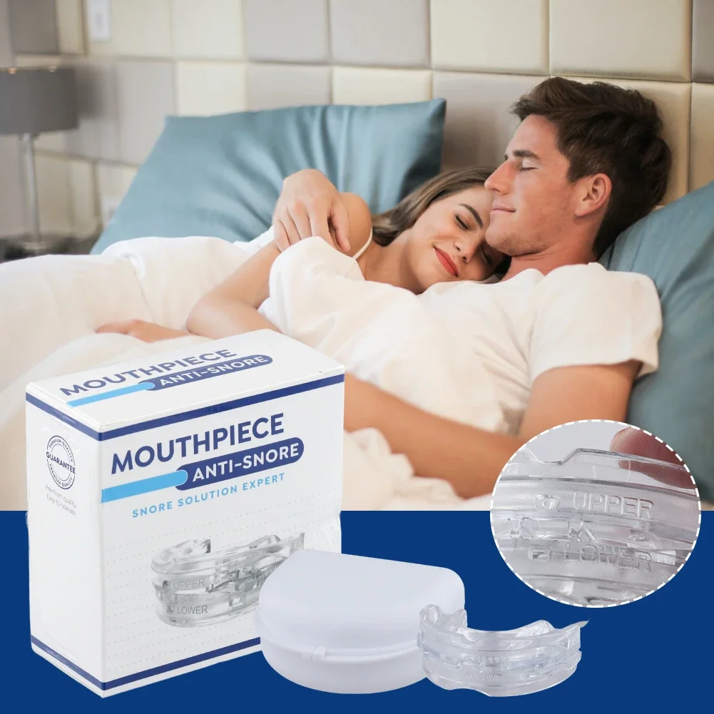 New Anti-Snoring Teeth Bruxism Mouthguard Improves Sleep Teeth Bruxism Sleep and Apnea Snoring Device Anti-Snoring Mouth Guards