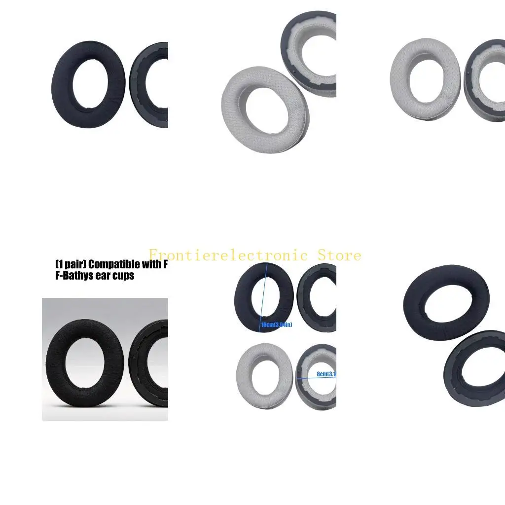 G8DB Replacement Ear Cushions Set Compatible for Focal Bathys, Headphone Repair Part