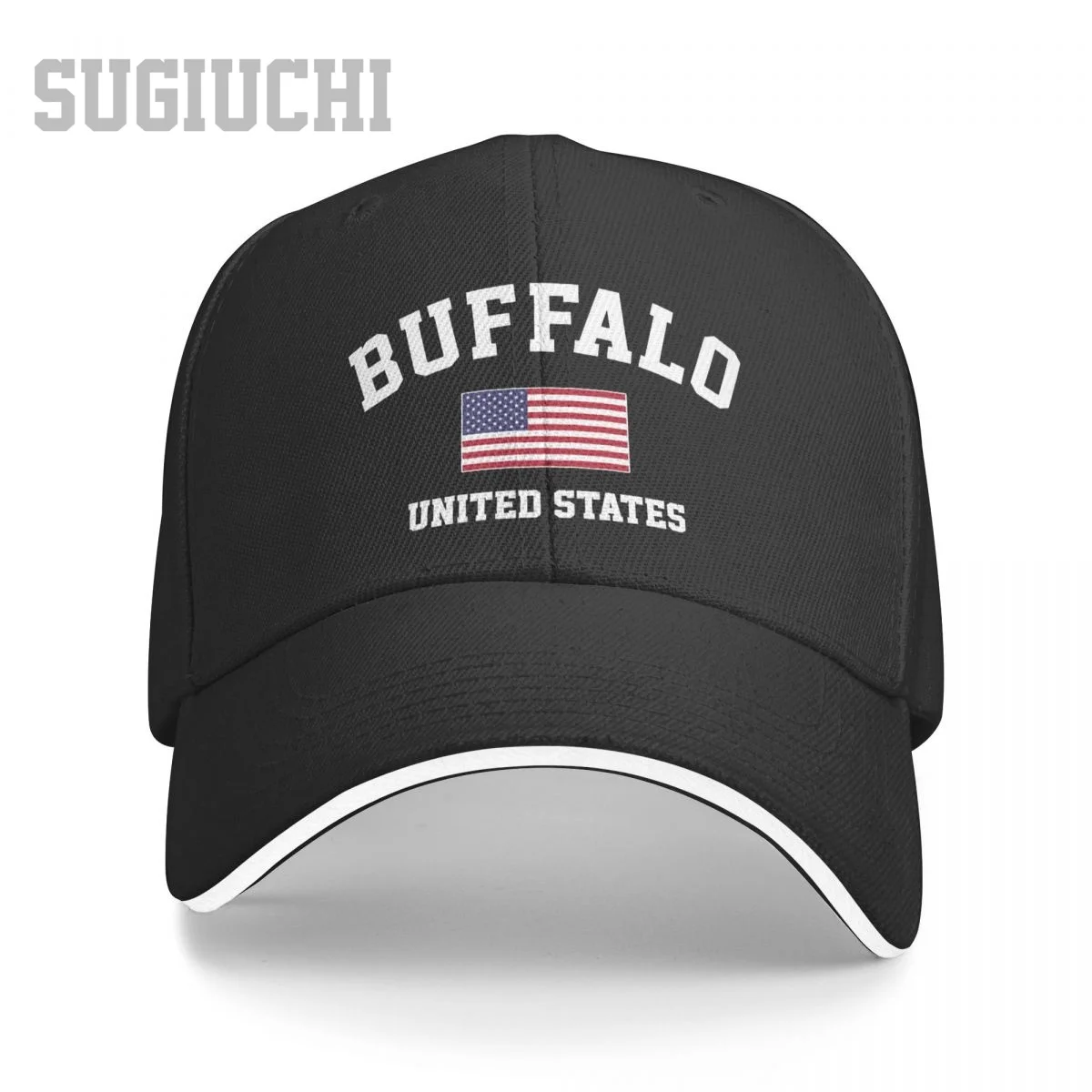 

Unisex Sandwich Buffalo Of USA United States City Baseball Cap Men Women Hip Hop Caps Snapback Golf Hat Fishing