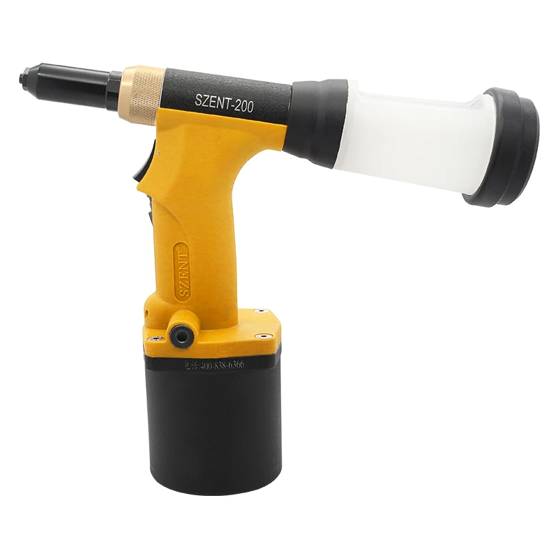 Compact Pneumatic Rivet Gun Lightweight Self Suction Air Riveting Tool for Fast and Easy Operation