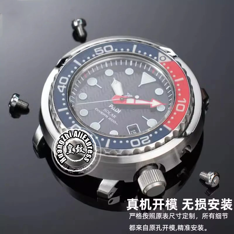 Черный, золотой, серебряный винт из нержавеющей стали для Seiko Tuna Canned SNE497/498/499/518/533/535/537, корпус часов, может корпус, винты для брони