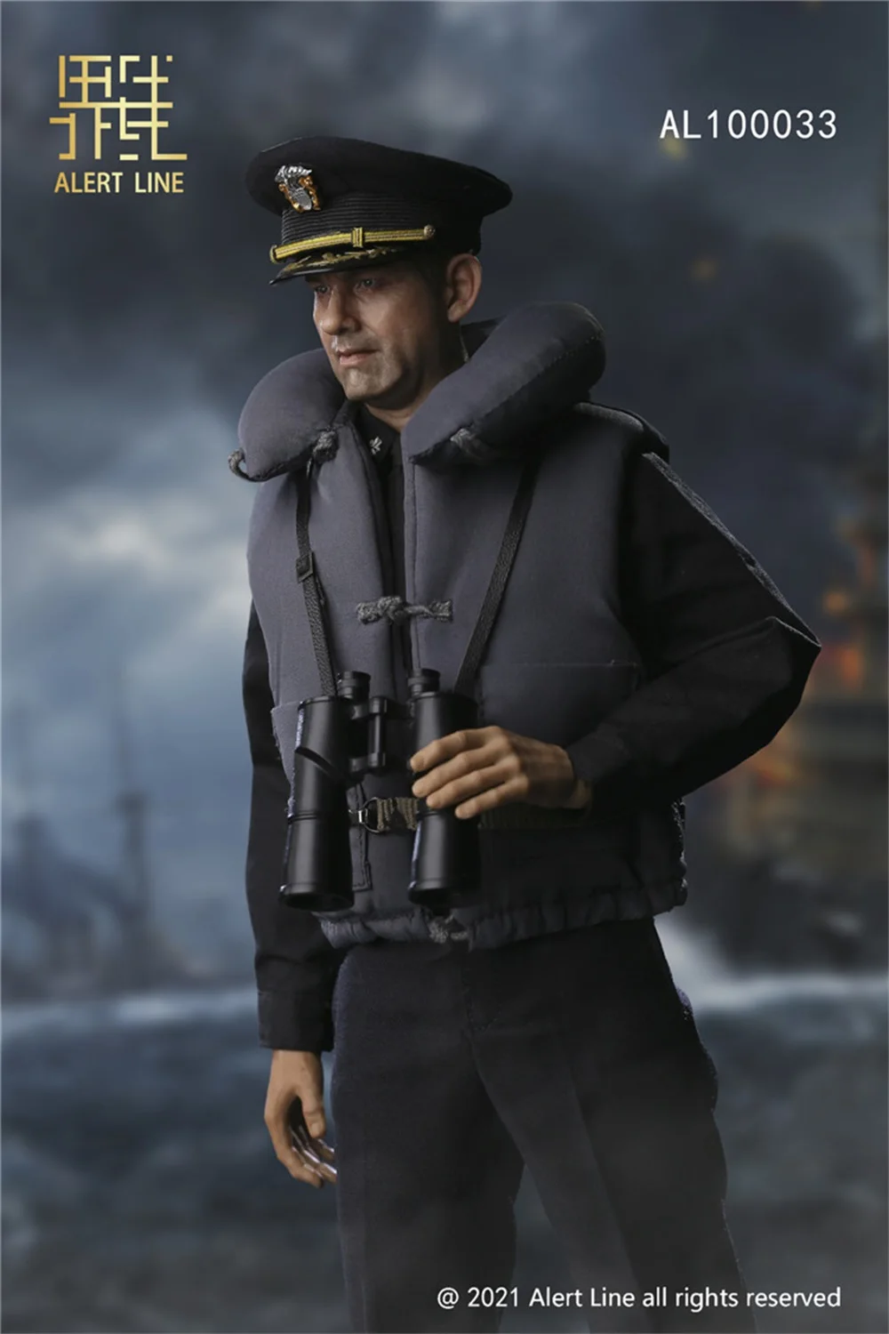 1/6 Alert Line AL100033 WWII Series US. NAVY Ship Commander Full Set Moveable Action Figure Gift For Birthday Party Collect