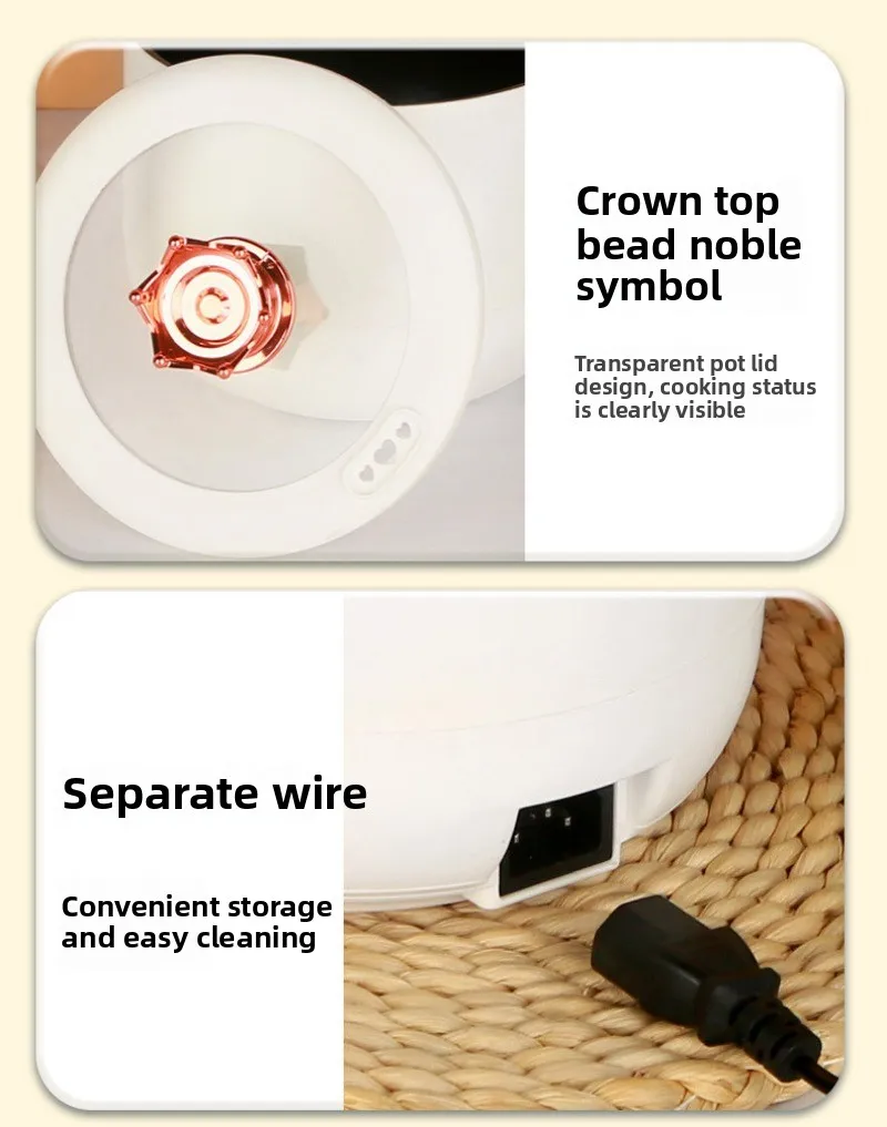 Rice Cooker Multi-functional Integrated 1.8L Single Small Rice Cooker Household Rice Cooker Dormitory Electric Cooking Pot