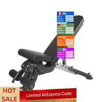 Adjustable Metal Dumbbell Stool Multi-Functional Fitness Chair Bird Bench Household Supine Board Sit-Up Flat Style Training Rack