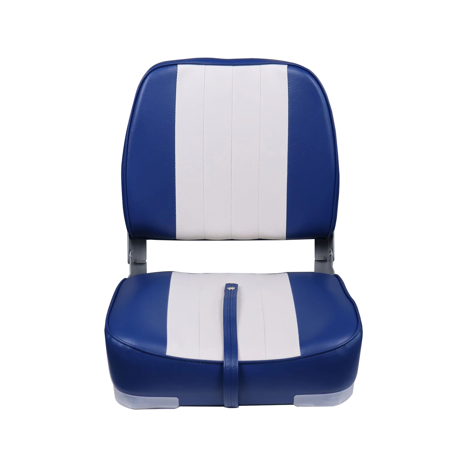 Waterproof PU Leather Folding Boat Red and Blue Seat Low Back Yacht Chair for Fishing Car Seat RV Boat Accessories