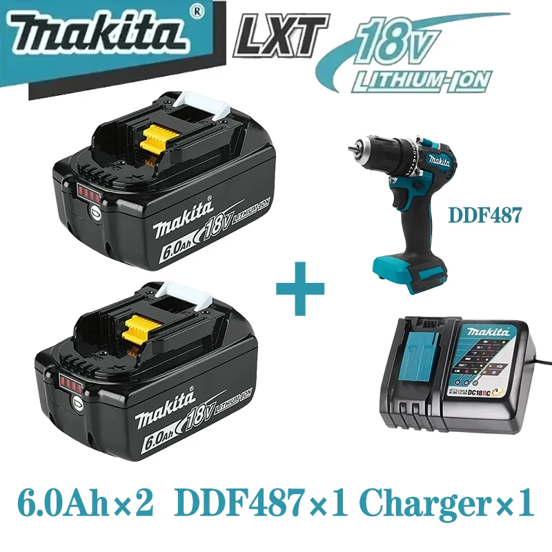 100% originele 18V Makita 5Ah 6Ah 9Ah Makita accu BL1840 BL1830B BL1850B BL1850 BL1860 BL1815 vervangende lithium accu