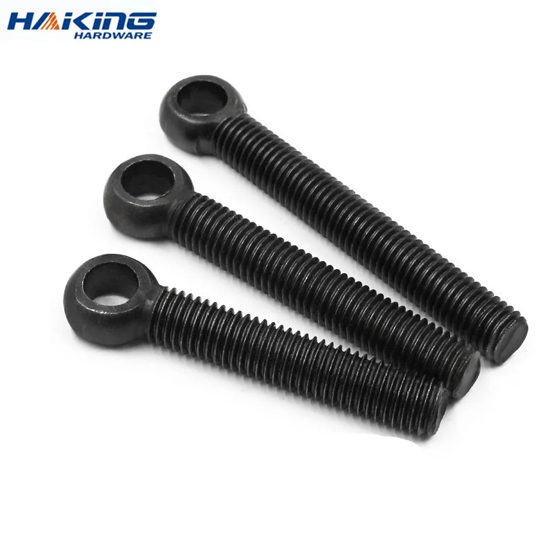 M5 M6 M8 M10 M12 M14 M16 M18 M20 Carbon Steel Eye Bolts M6 M8 M10 M12 Slip-Kot Ring Link Bolt C0082 Q190 Q191 DIN444 UNI6058