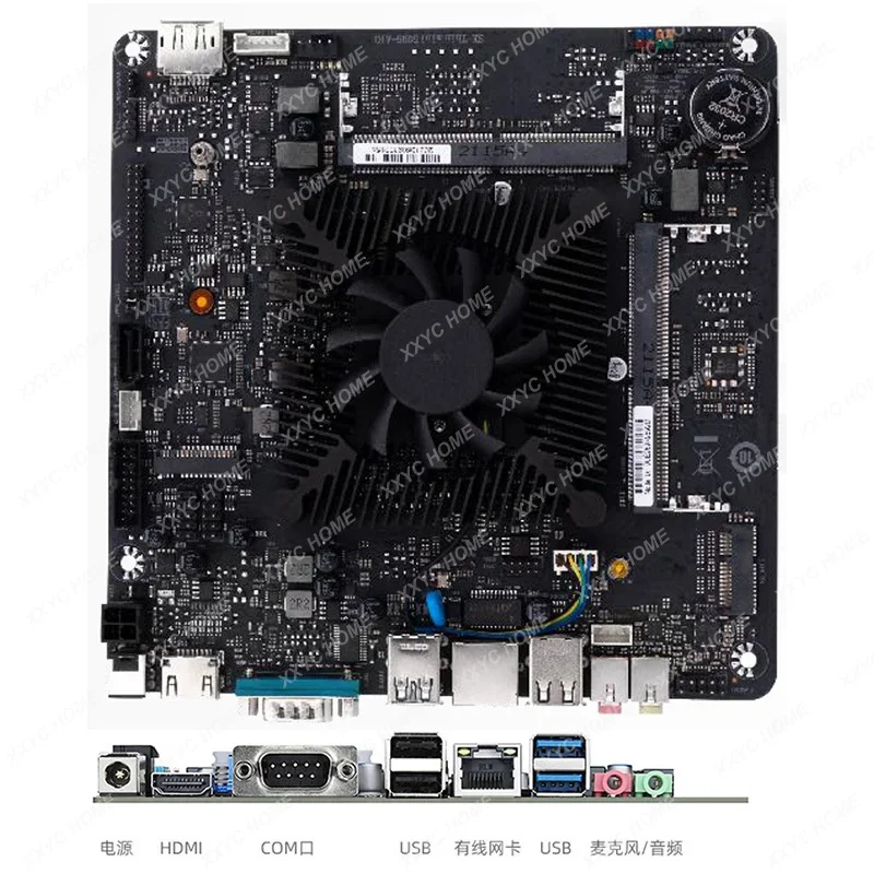 N5095 mini host motherboard NAS all-in-one computer J4125 N5105 industrial control industry ITX gigabit