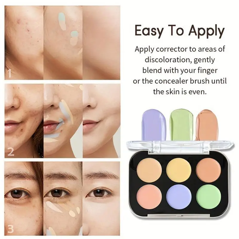 Color Correcting Palette Portable Long Lasting Contour Cream waterproof brighten skin tone concealer Brighten Facial Makeup