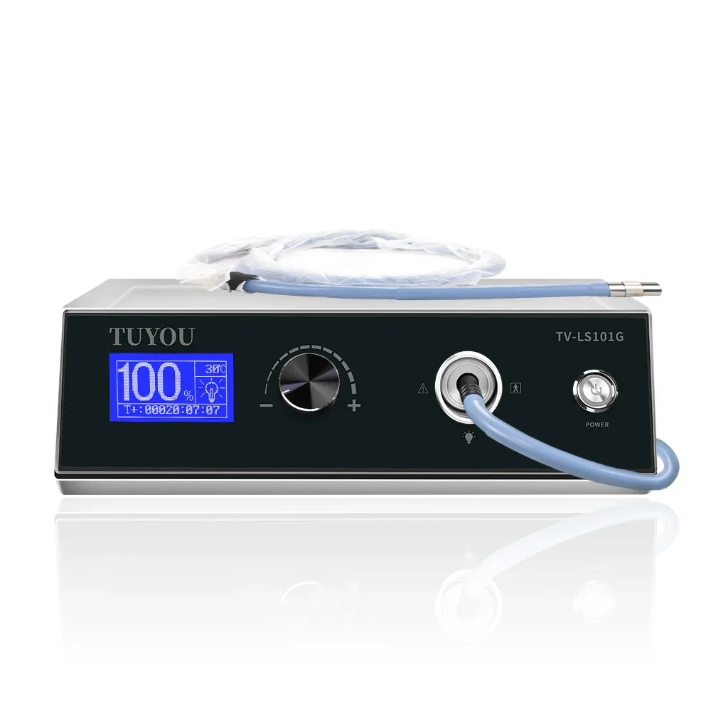 

Factory Price 120W Endoscopy Surgery LED Medical Cold Light Source With endoscop Optical Fiber Cable