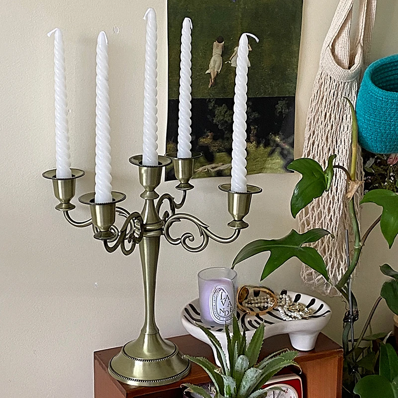 

Nordic Room Candle Holder Candelabro Vintage Vase Wedding Table Decoration Candle Holder Home Porta Velas Desk Decorations ZT