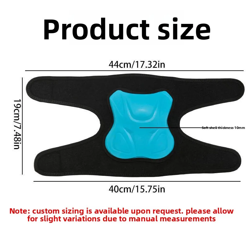 Thickened Soft Shell Open Knee Pads for Caving Roller Skate Cycling Shockproof Anti Collision Protector Kneeling Work Gear