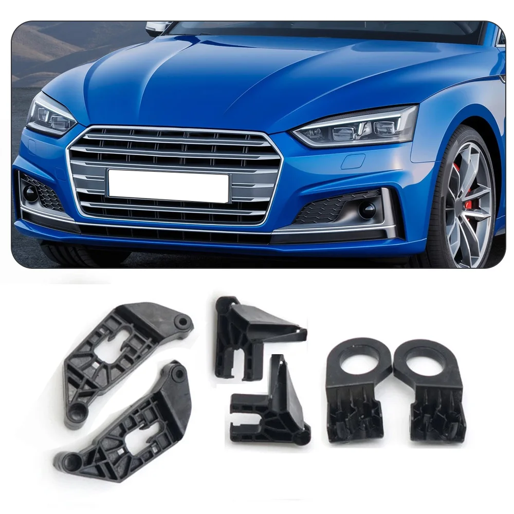 Para audi a5 8w6 2017 2018 2019 kit de montagem reparo do farol dianteiro suporte fixação garra peças reparo do farol 8w6998121 8w6998122