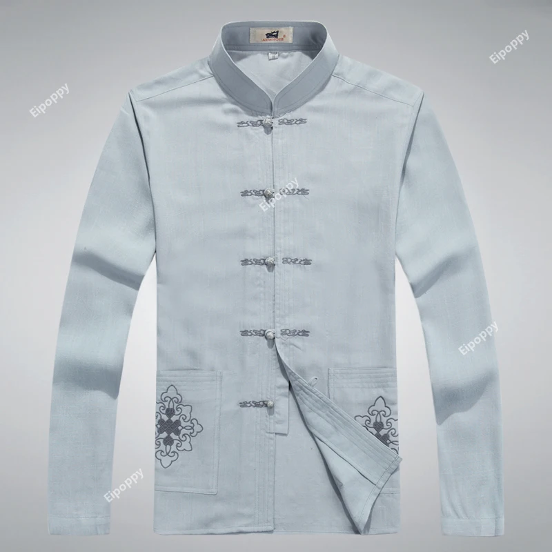 Ropa Oriental tradicional china para hombres, traje Tang chino, ropa masculina tradicional china