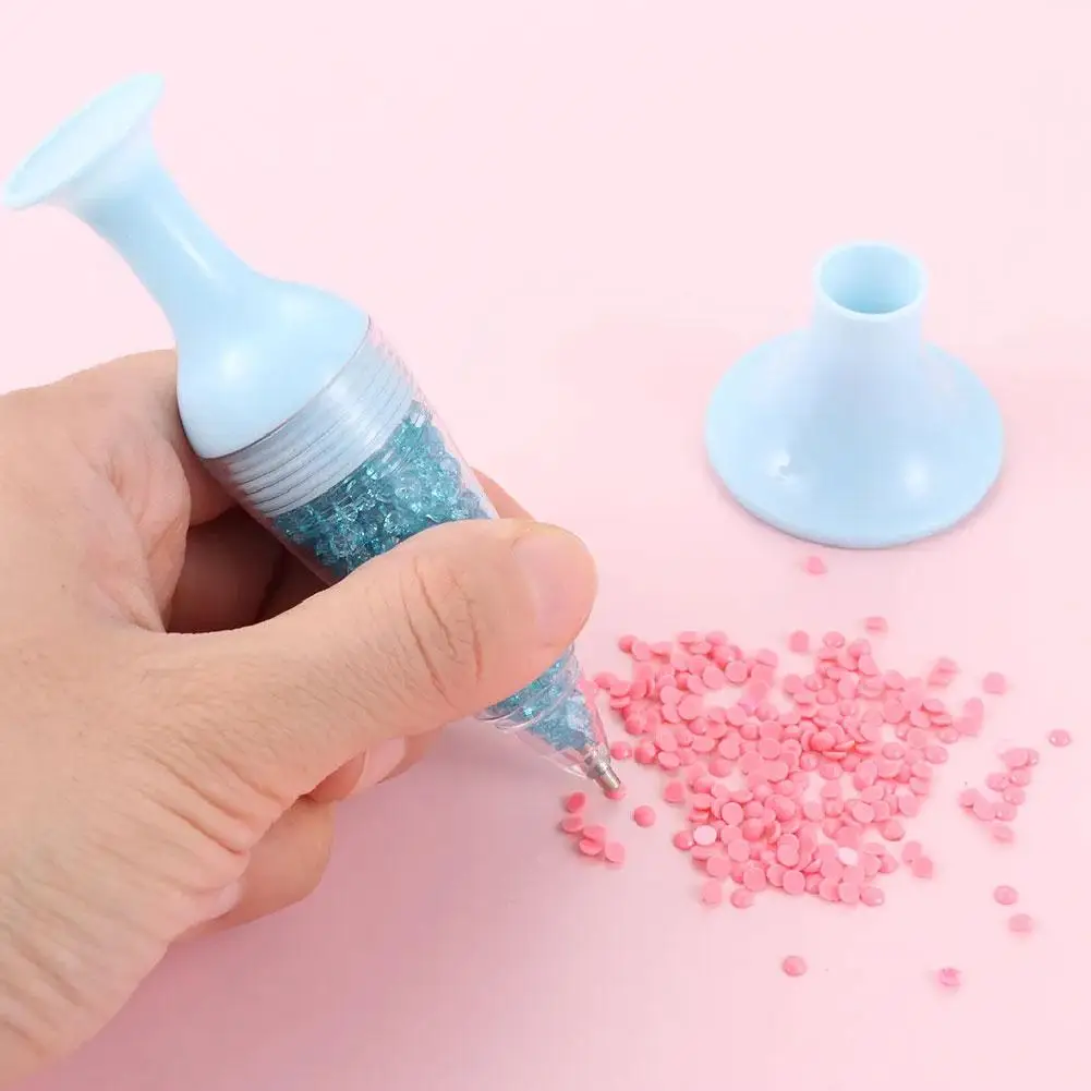 DIY Point Drill Tools Dotting Rhinestone Pen Vase Shape 5D Diamond Embroidery Point Drill Pen For Rhinestone Picture