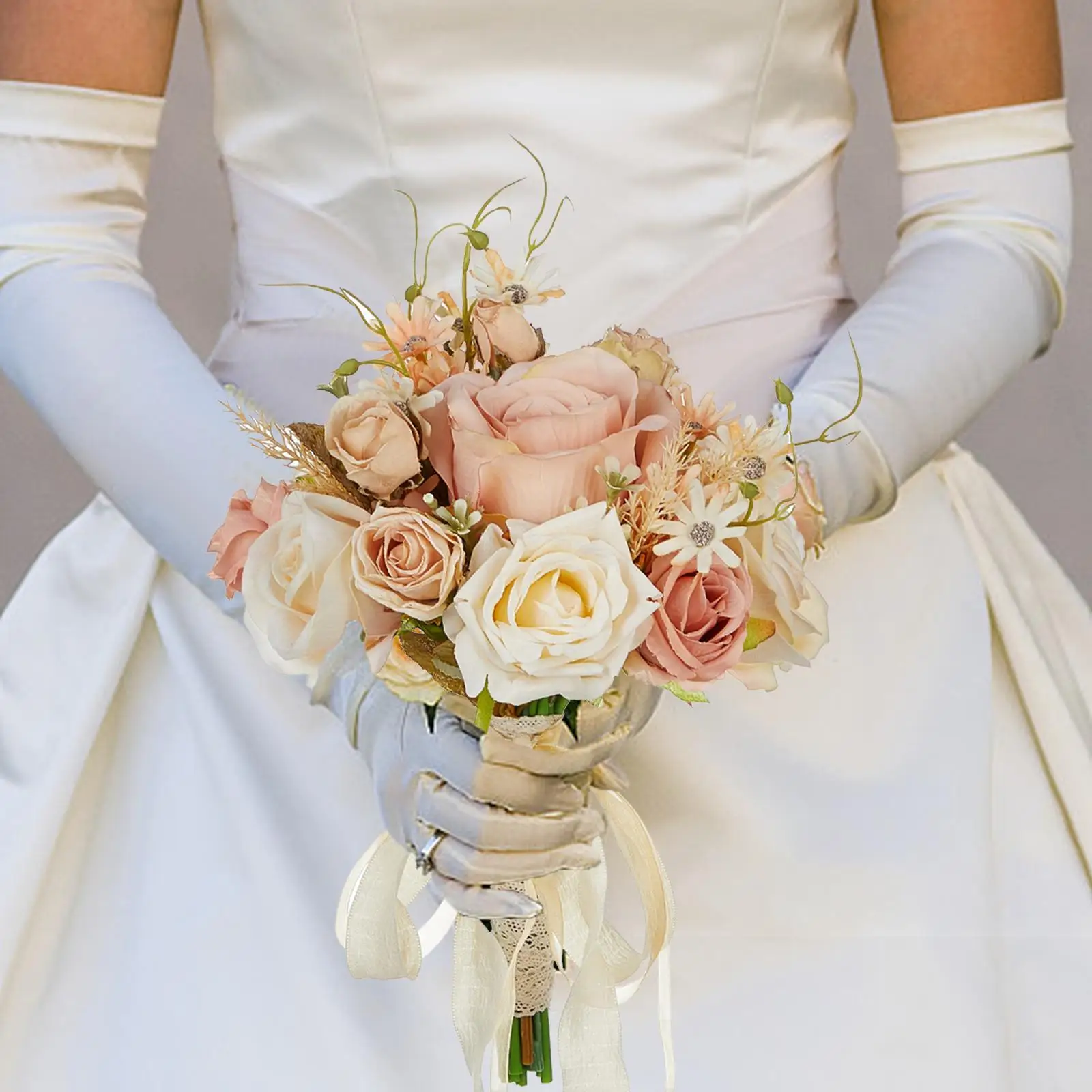 

Bridal Bouquet Centerpieces Supplies Toss Bouquet for Wedding Party Festival