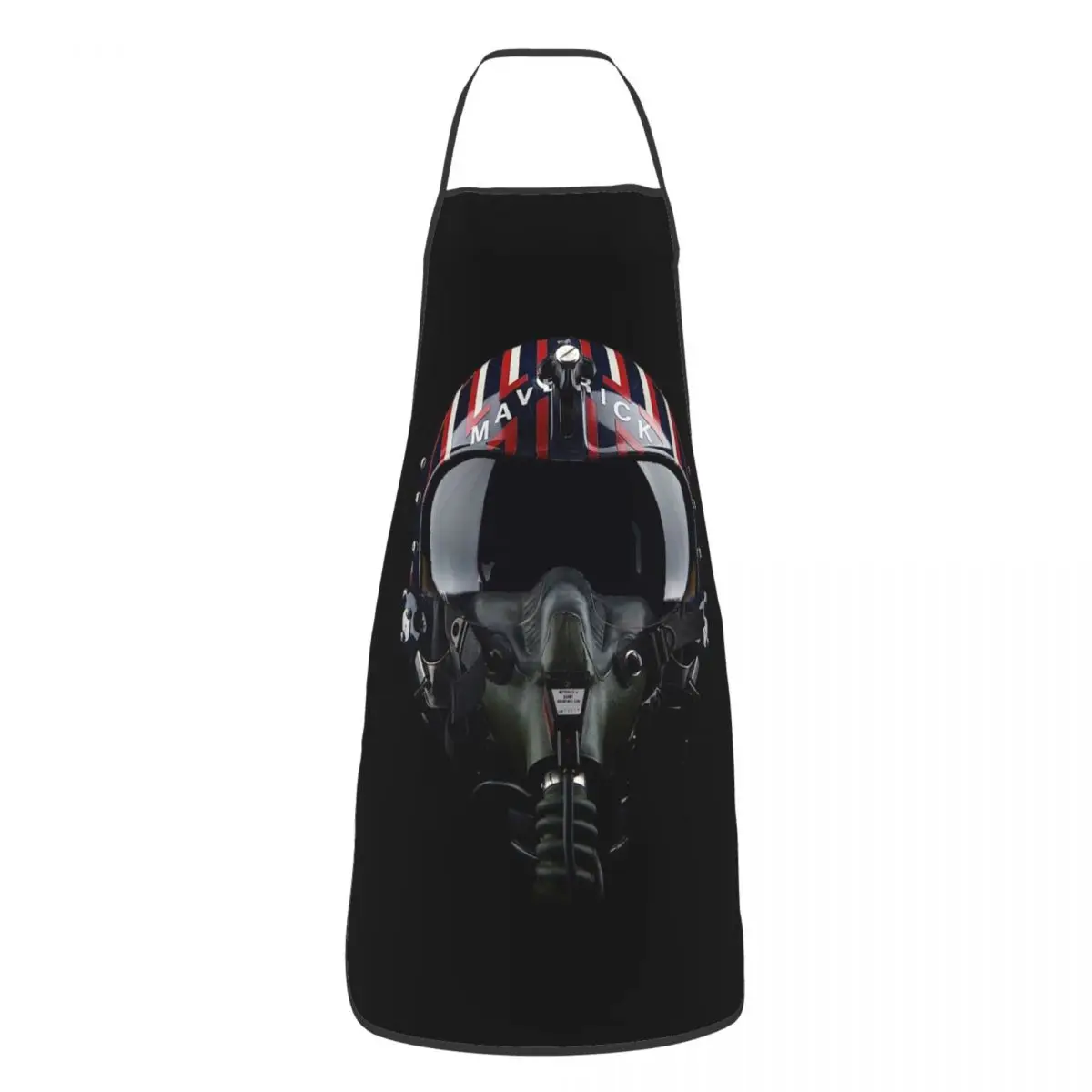 Maverick Top Gun Apron Chef Cuisine Tablier Sleeveless Bib Kitchen Cleaning Pinafore for Women Men Painting