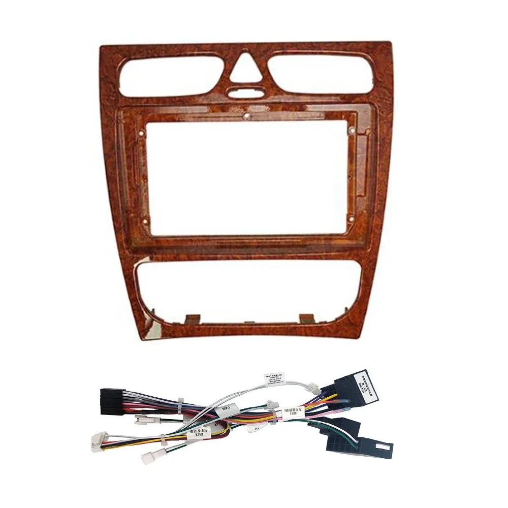 

9-дюймовый автомобильный радиоприемник Android для 2002-2006 BENZ CLK-CLASS (W209) стереоплеер 2DIN с головкой приборной панели, установка панели, отделка