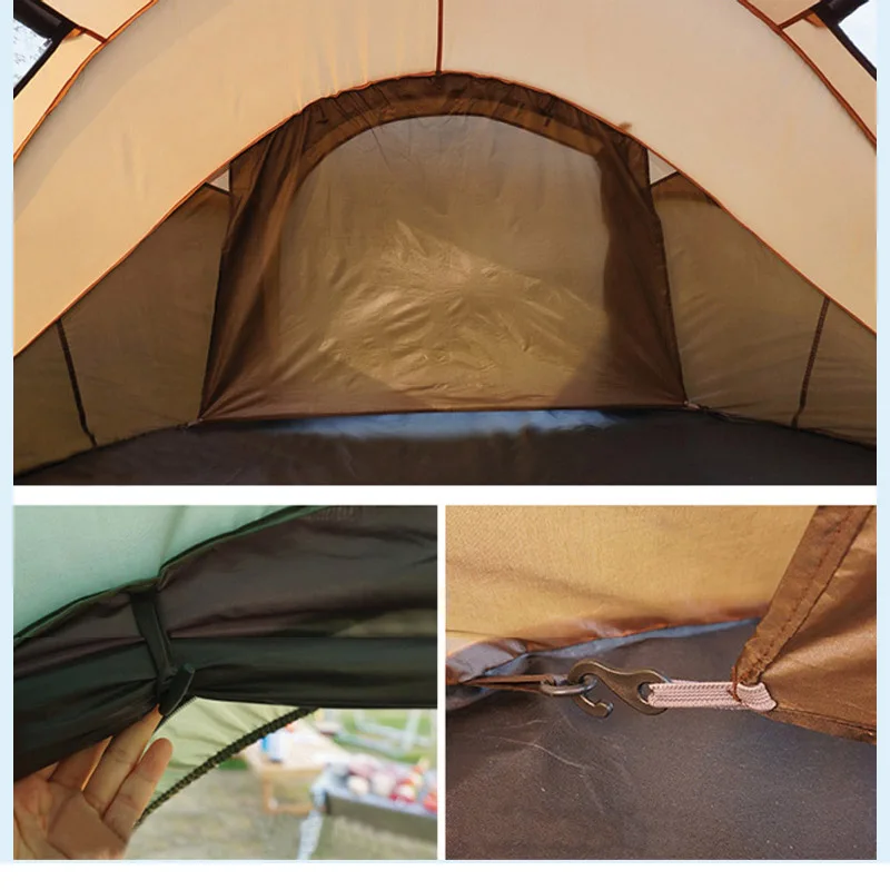 3-4Persons Pop Up Automatic Tent Large Space Waterproof Windproof Quick Open Fast Throw Outdoor Camping Tourist Park палатка